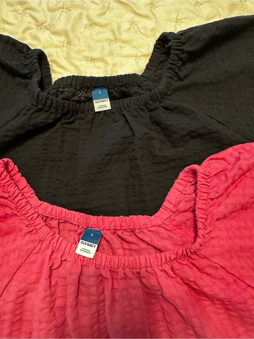 BUNDLE OF 2 Old Navy Seersucker tops